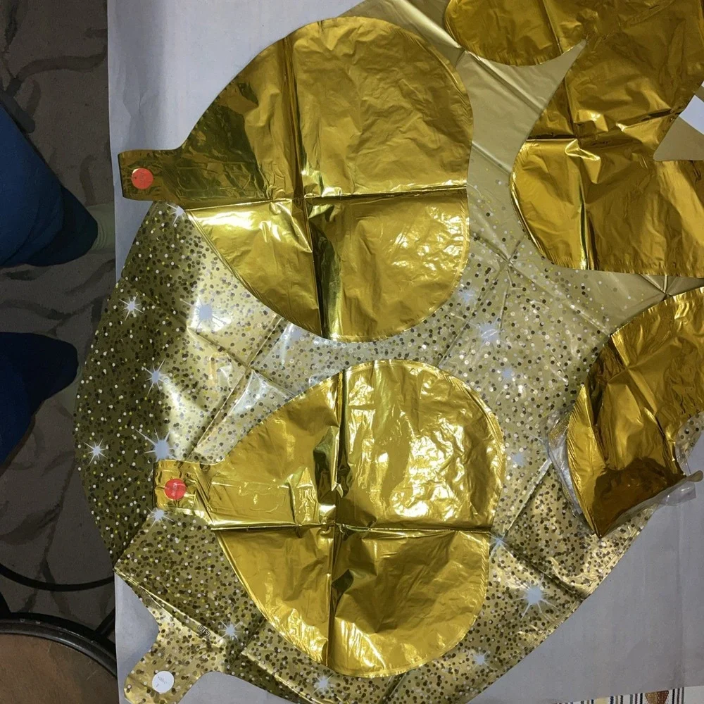 Engagement Party Decorations Gold‎ White Black Balloons Paper Fans Sash